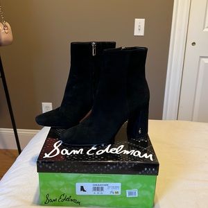Sam Edelman Codie Boot in Black Suede